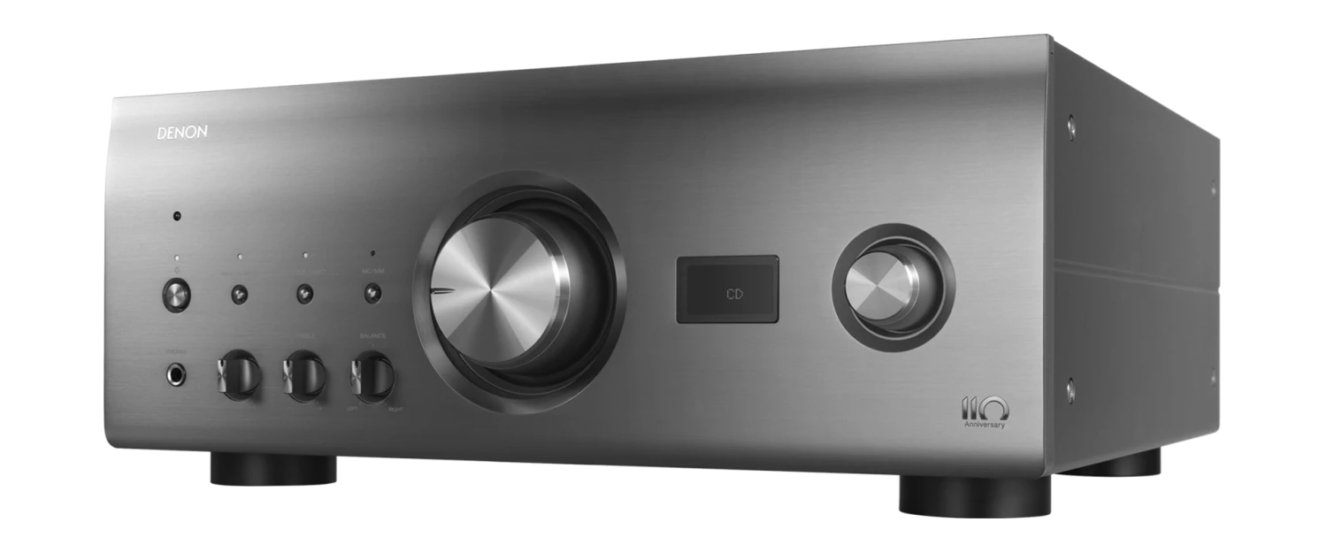 Denon PMA-A110 2-Channel Integrated Amplifier With 160 Watts Per Channel (110th Anniversary Edition) 4 Denon PMA-A110 2-Channel Integrated Amplifier With 160 Watts Per Channel (110th Anniversary Edition) - Image 2