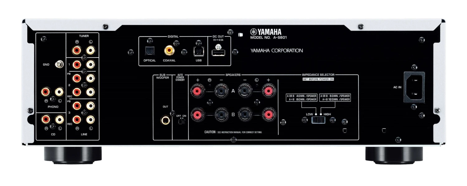 Yamaha A-S801 Integrated Amplifier 4 Yamaha A-S801 Integrated Amplifier - Image 2
