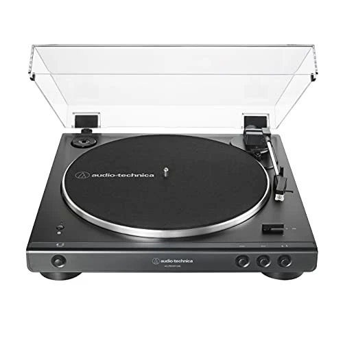 Audio-Technica AT-LP60XBT-USB-BK Fully Automatic Belt-Drive Stereo Turntable With Bluetooth And USB 3 Audio-Technica AT-LP60XBT-USB-BK Fully Automatic Belt-Drive Stereo Turntable With Bluetooth And USB
