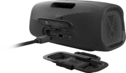 JBL BassPro Go In-vehicle Powered Sub & Portable Bluetooth Speaker -Electronic Audio Store JBL BassPro GO RearPanel