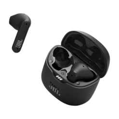 JBL TUNE Flex Noise Cancelling True Wireless Earbud Bundle With GSport Case -Electronic Audio Store JBL Tune Flex ProductImage Hero2 Black