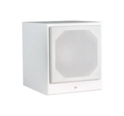 Totem Sub 8 -Electronic Audio Store SWsm White Angle1 grill