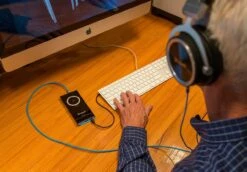 McIntosh MHA50 Portable Decoding Amplifier -Electronic Audio Store XL MHA50 desktop