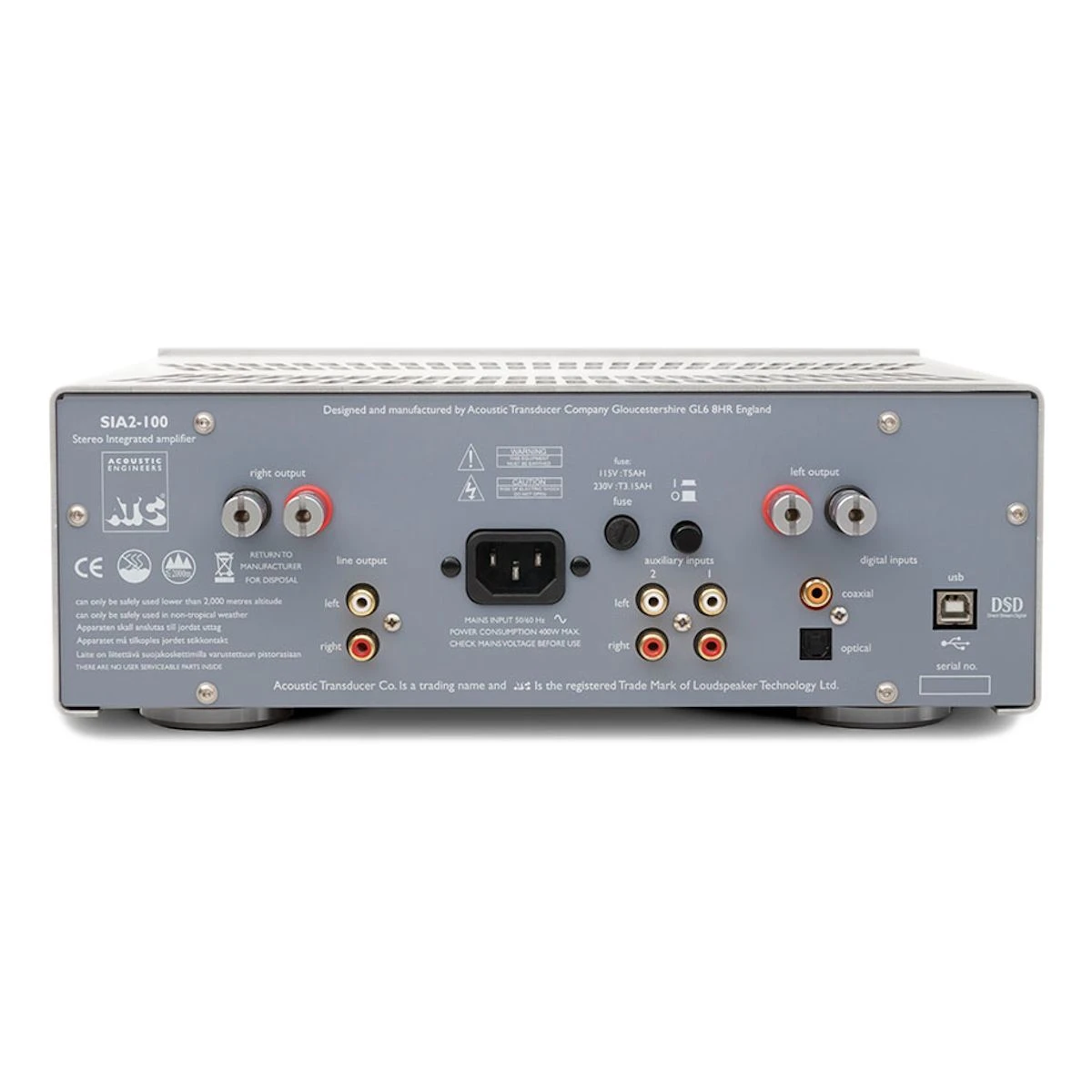 ATC - SIA2-100 - 2x100W Integrated Amplifier & DAC 5 ATC - SIA2-100 - 2x100W Integrated Amplifier & DAC - Image 3