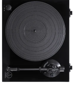 Audio-Technica AT-LPW50PB Fully Manual Belt-Drive Turntable -Electronic Audio Store at lpw50pb overview top