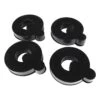 AudioQuest - SorboGel - Q-Feet System (Set Of 4) 2 AudioQuest - SorboGel - Q-Feet System (Set Of 4) -Electronic Audio Store audioquest sorbogel q feet black set