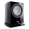 Canton - Vento Sub 12 - Bass Reflex W/ Passive Radiator Active Subwoofer -Electronic Audio Store c a canton vento sub 12 subwoofer black angle 2