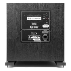 ELAC - SUB3030 - Debut 2.0 12" 1000 Watt Powered Subwoofer -Electronic Audio Store e l elac sub 3030 subwoofer black back