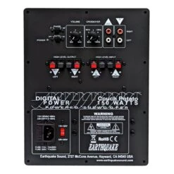 Earthquake - CP8 - Couch Potato Ported Subwoofer (Single) -Electronic Audio Store earthquake eq cp8 subwoofer black detail