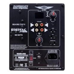 Earthquake - MINIME-DSP-P8 - 8" 600W Powered Subwoofer (Single) -Electronic Audio Store earthquake mini me dsp p8 subwoofer detail