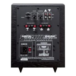 Earthquake - SUB-80X - 8" 300W Powered Subwoofer (Single) -Electronic Audio Store earthquake sub 80x subwoofer black back