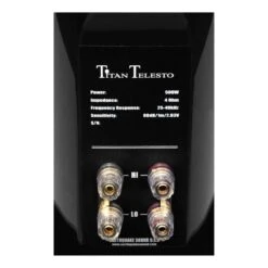 Earthquake - TELESTO - Titan Telesto Tower Speakers (Pair) -Electronic Audio Store earthquake telesto tower speakers black detail