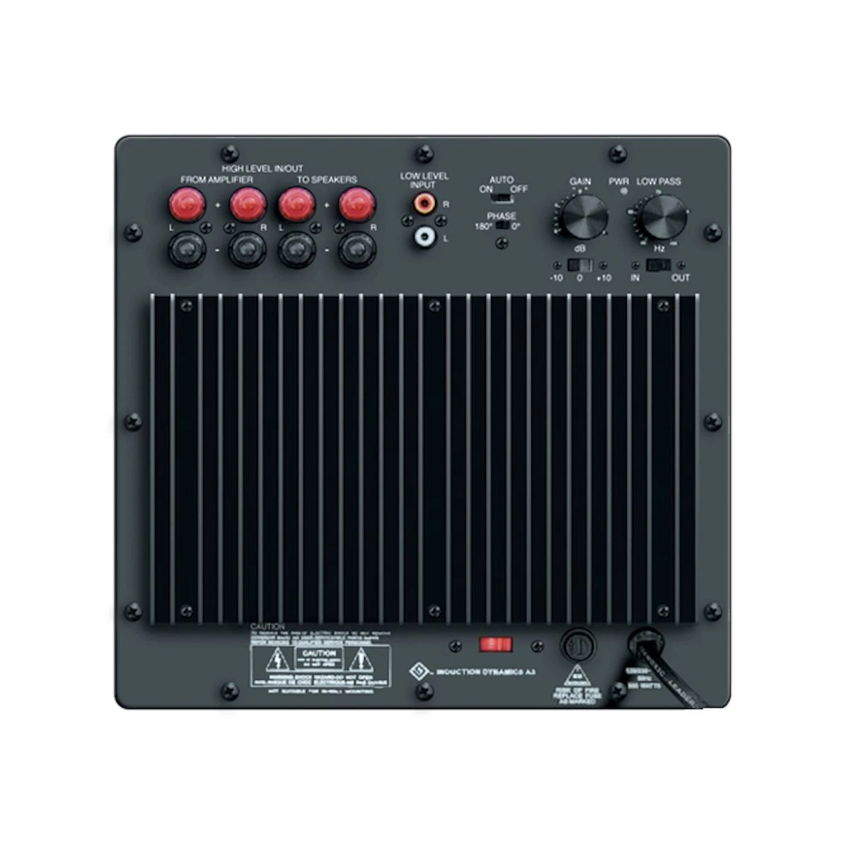 Induction Dynamics - A3 - Internal Class AB Subwoofer Amplifier 3 Induction Dynamics - A3 - Internal Class AB Subwoofer Amplifier