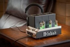 McIntosh MHA200 2-Channel Vacuum Tube Headphone Amplifier -Electronic Audio Store mha200 lifestyle