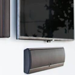 Definitive Technology Mythos LCR-75 On-Wall Speaker For 75 Inch TVs (Each) -Electronic Audio Store mythos lcr 75 slim profile and adjustable cabinet