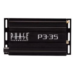 Phase Technology - P3-35 - 165W 3-Channel Mini Amplifier -Electronic Audio Store phase tech pt p3 amplifier top