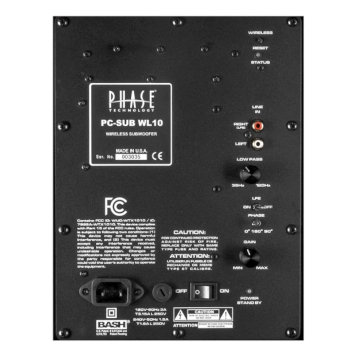 Phase Technology - PC-SUB-WL10 - 10" Wireless Subwoofer (Single) 5 Phase Technology - PC-SUB-WL10 - 10" Wireless Subwoofer (Single) - Image 3