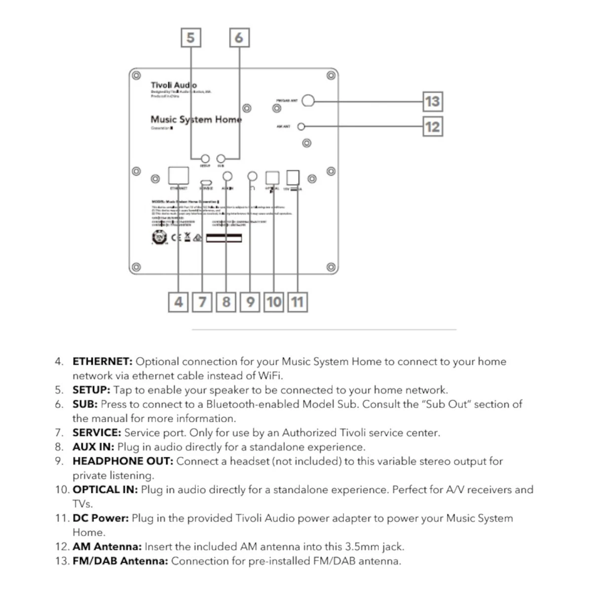 Tivoli Audio - Music System Home Gen2 - All-In-One Hi-Fi System 6 Tivoli Audio - Music System Home Gen2 - All-In-One Hi-Fi System - Image 4