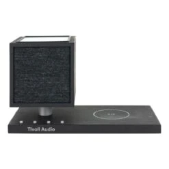 Tivoli Audio - Revive - Bluetooth Speaker W/ Wireless Charging Pad & Lamp -Electronic Audio Store tivoli revive speaker charger black front