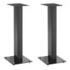 S02 - 23.5" Speaker Stands (Pair) Black - OPEN BOX -Electronic Audio Store triangle s02 speaker stand black pair 2 1